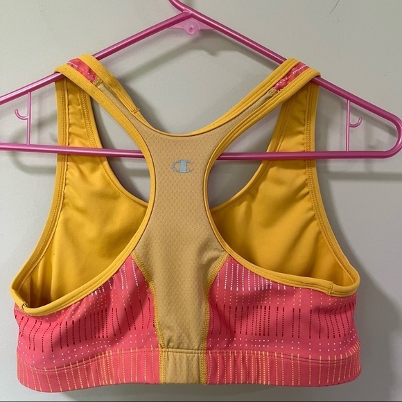 Champion SZ Large Sports Bra Orange Women - Picture 13 of 15